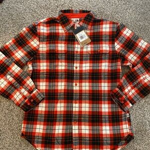 Red and Black Plaid Men's Shirt